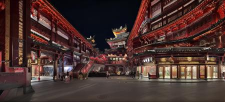 ChengHuang/上海城隍庙夜景